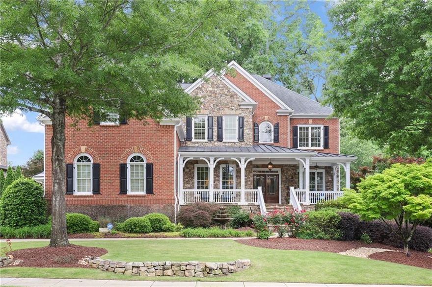 Welcome to your next Happy Place! This charming executive home has been lovingly cared for by its original owners and is full of personality and warmth. From the classic rocking chair front porch to the cozy enclosed rear sunporch, every space invites you to kick back, relax, and stay awhile. Inside, you’ll find soaring ceilings, rich hardwood floors, beautiful molding, and tons of natural light. The main level offers a chef’s kitchen with a huge walk-in pantry, spacious living and dining areas, and three fireplaces to gather around. There's also a lovely guest bedroom and full bath on the main floor—perfect for visitors or a home office. Upstairs is a peaceful primary suite with a giant walk-in closet, plus a laundry room and three more generously sized bedrooms, including one with its own private bath. The finished terrace level gives you all the flex space you could want complete with an additional bedroom, full bath, a second laundry room and areas for a gym, playroom or media room, plus loads of unfinished storage space. With three finished levels and an expansive deck overlooking a private, fenced backyard, there’s plenty of room to spread out and enjoy every corner of this beautiful home. Nestled in the storybook Weddington neighborhood with sidewalks and street lamps, and featuring a three-car garage, this home truly offers the best of comfort and convenience, plus it’s ideally located near great shopping, restaurants, parks, interstate access and schools of excellence. Come see it yourself — you’ll feel right at home!