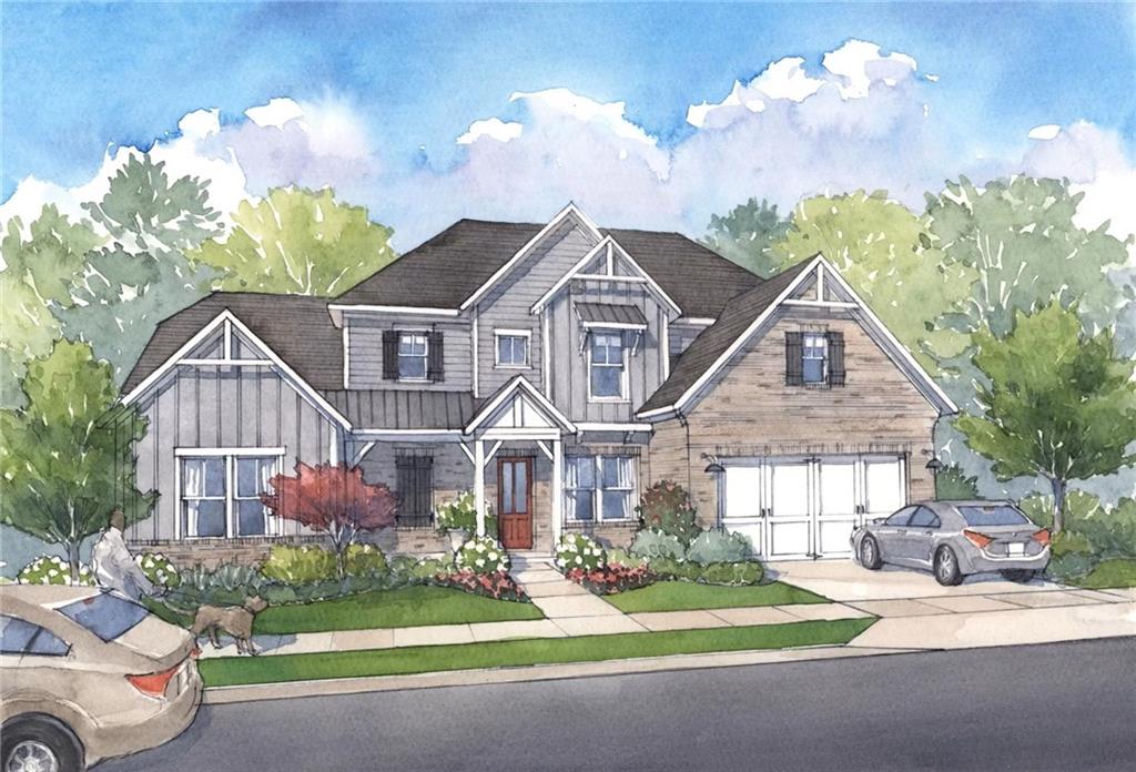 WINDSONG - AC 18 PRIMROSE C - Welcome home to an exclusive collection of just 32 luxury homes by Windsong Properties! This exceptional location in Cobb County offers convenient access to shopping, dining, and recreational activities, all while being part of a highly-rated school district.
Luxury features in these homes include oversized kitchen islands with quartz countertops, 42-inch cabinets, and spacious walk-in pantries. The primary bedrooms boast tray ceilings and generously sized walk-in closets. The primary bathrooms come equipped with a free-standing tub and comfort-height toilets, along with quartz countertops in both the primary and secondary baths. Raised-height vanity cabinets and white rectangular undermount sinks add a touch of elegance.
Experience the unmatched quality and luxury that you expect from Windsong homes!
Some photos are of the same floor plan in the community. Appointments are available to view the community and similar homes. This home will be est—move-in-ready early 2026.