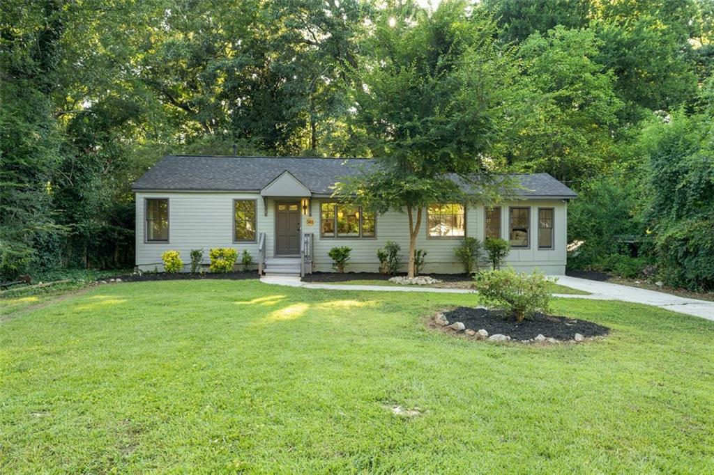 Step into this beautifully remodeled 3-bedroom, 2-bathroom home, ideally located just minutes from Emory University. Featuring a desirable roommate floor plan, the oversized primary suite offers the perfect retreat with a luxurious ensuite bath, frameless tiled shower, quartz countertops, walk-in closet, and plenty of natural light.
Enjoy the open-concept living area with high-end finishes throughout. The brand-new kitchen includes white shaker cabinets, stainless steel appliances, a pantry, and an abundance of windows that fill the space with sunlight. On the opposite side of the home, you'll find two additional bedrooms and a fully updated bathroom with quartz countertops, modern tile, and stylish lighting.
Additional upgrades include a new roof, new HVAC system, and updated fixtures throughout. The covered back patio opens to a spacious yard, perfect for relaxing or entertaining.
This move-in ready home offers the perfect blend of comfort, style, and location in the heart of Decatur.