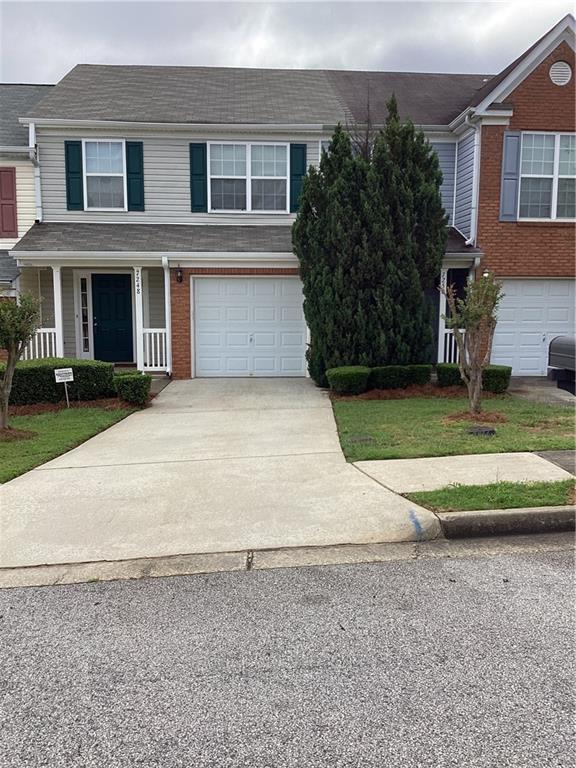 Large, Move-In Ready at a great price! Townhome in convenient Morrow. Freshly Cleaned Carpet and freshly Painted interior with neutral color scheme throughout. Appliances will remain with sale, including refrigerator, washer, and dryer. Two large vaulted ceiling bedrooms, each with its own private baths. Master bath has double sinks in the vanity and his and her walk in closets. The main floor living space includes a large family room open to kitchen and dining area. There is a half bath on the main. There is hardwood in the dining area. Ceramic tile in kitchen and baths. Private attached garage with garage door opener and keypad. Brinks alarm system. Don't delay, great community and home will not last long.