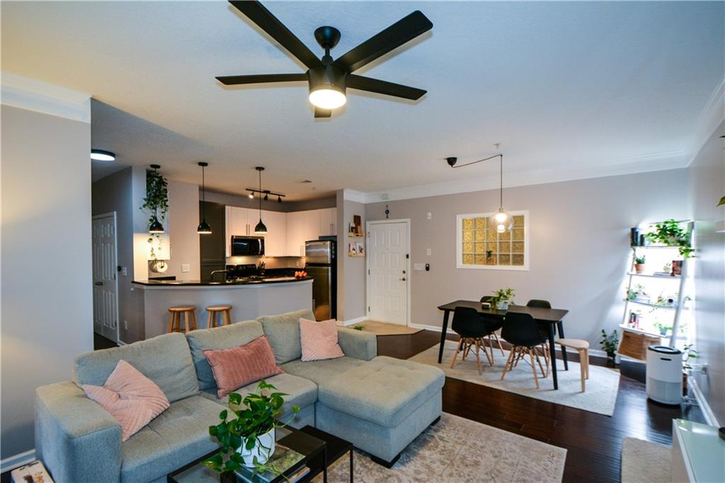 Live Luxe in Atlantic Station – Largest End-Unit 1BR in Foundry with a 91 Walk Score
Step into the largest 1-bedroom end unit in the Art Foundry, brimming with upgrades and positioned at the center of it all. This rare gem features a spa-inspired primary bathroom that rivals homes triple its size, offering double vanities and dual showers, including a shower/tub combo for ultimate flexibility. With Atlantic Station’s $700M expansion that included 3 new hotels, 11 restaurants, a central park, and entertainment hub—you’ll be living in the middle of Atlanta’s most dynamic transformation. One block to Publix, Target, IKEA, the movie theatre, and countless dining and shopping options. Enjoy deeded parking, generous guest parking, and complimentary shuttles to GA Tech, Whole Foods, MARTA & the Arts Center. Walk the dog, grab coffee, meet friends for dinner—all without getting in your car. This is elevated city living with unbeatable access, vibrant lifestyle, and unmatched value.