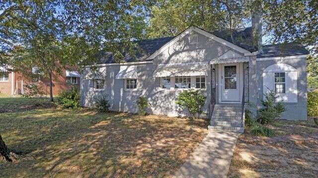 Welcome home! Conveniently located within walking distance of downtown Cedartown. This well-maintained home offers recent updates inside and out. Interior walls have been repainted, hardwood floors revarnished, and the exterior has received a new coat of paint. The living room features a gas log fireplace and access to a sun-filled sun room perfect for morning coffee. The home features three bedrooms and one updated bathroom with a new tub and tile surround. A new ductless mini-split heating and cooling system ensures comfort year-round. Outside, the large backyard provides privacy and includes a block storage building. This property is USDA qualified (0% down for eligible buyers) and is move-in ready-ideal for a primary residence, rental, or addition to an investment portfolio. **All information is deemed reliable; buyer/agent to verify.**