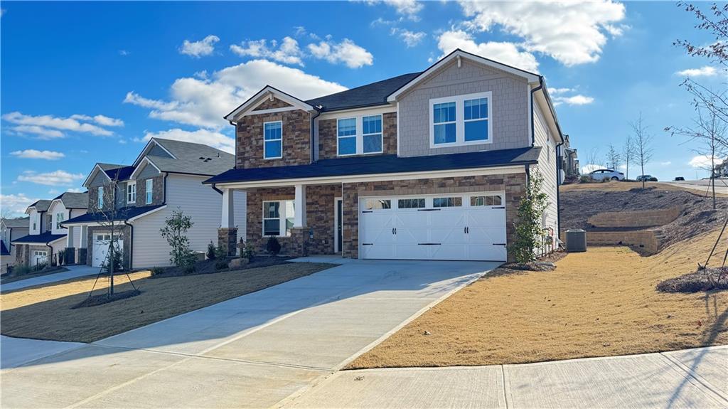 $2500 The Oaks at Dawson ~ Rent for less than you can purchase ~ 4 Bedroom/2.5 Bath with Loft ~ The Oaks at Dawson Community is just a 2-minute drive from GA-400 for easy commuting, Enjoy easy access to North Georgia Premium Outlets, Dawson Crossroads Dining, Publix, and Kroger Grocery. The main floor features a large flex room with double doors for privacy, making it an ideal space for a home office or formal living room. Around the corner, you'll find the beautiful kitchen, featuring white cabinets that overlook the open-concept dining room and family room. The upper level boasts a large, open loft, a spacious master suite, master bathroom with double vanity, and a huge walk-in closet. The three additional spacious bedrooms are down the hall with a shared bath and a double vanity. To complete the upper floor, you have the laundry room with washer and dryer included. Don't miss this amazing opportunity to make this gorgeous home yours.
Rental Requirements: 3x rent verifiable income, verified by bank statements, pay stubs and W2s. Must have excellent rental history and no late credit on credit report in the last 2 years.
Location: Off Dawson Forest Road, Dawsonville, GA. Close to top-rated schools: Dawson County High, Dawson County Middle, and Blacks Mill Elementary. Driving Directions: The Oaks at Dawson is located in Dawsonville, just west of GA 400 and the North Georgia Premium Outlets, off Dawson Forest Road or GPS to 167 Valley Oak Dr, Dawsonville, GA 30534 (Community name The Oaks AT Dawson by Meritage Homes)