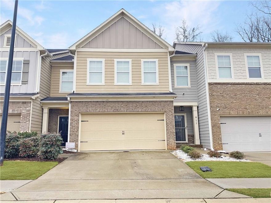 Welcome to this charming 3-bedroom, 2.5-bathroom home located in Marietta, GA. This house features a cozy fireplace, stainless-steel appliances, a double vanity in the master bathroom, and a beautiful nature view from the back deck. The kitchen boasts a pantry, kitchen island, and breakfast bar, perfect for entertaining guests. The master bathroom includes a separate tub and shower for added convenience. With a laundry closet and 2 car garage, this home has everything you need for comfortable living. Don't miss out on the opportunity to make this house your new home!

– Pets are allowed. Some fees apply.
– No security deposit required. Low monthly payment through Security Deposit Waiver Program to satisfy your security deposit requirements!
– Qualifications are: income needs to be 3x the rent, two years of good rental history, no evictions for the last five years, and credit and background will be checked.
– All residents are enrolled in the Resident Benefits Package (RBP) for $40/mo which includes HVAC air filter delivery (for applicable properties), credit building to help boost your credit score with timely rent payments, move-in concierge service making utility connection and home service set up a breeze during your move-in, pest control including (Bed bugs, fleas, ticks, mites, weevils, and cockroaches). More details upon application.
– The application fee is $65 per person. We highly encourage all applicants to link their bank accounts during the application process to expedite response time. Should you choose to manually upload documents, we ask for your patience as this will result in longer review cycles.