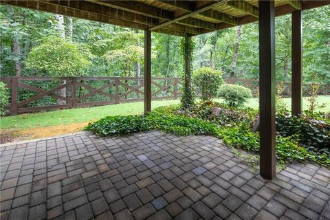 A home in Dawsonville