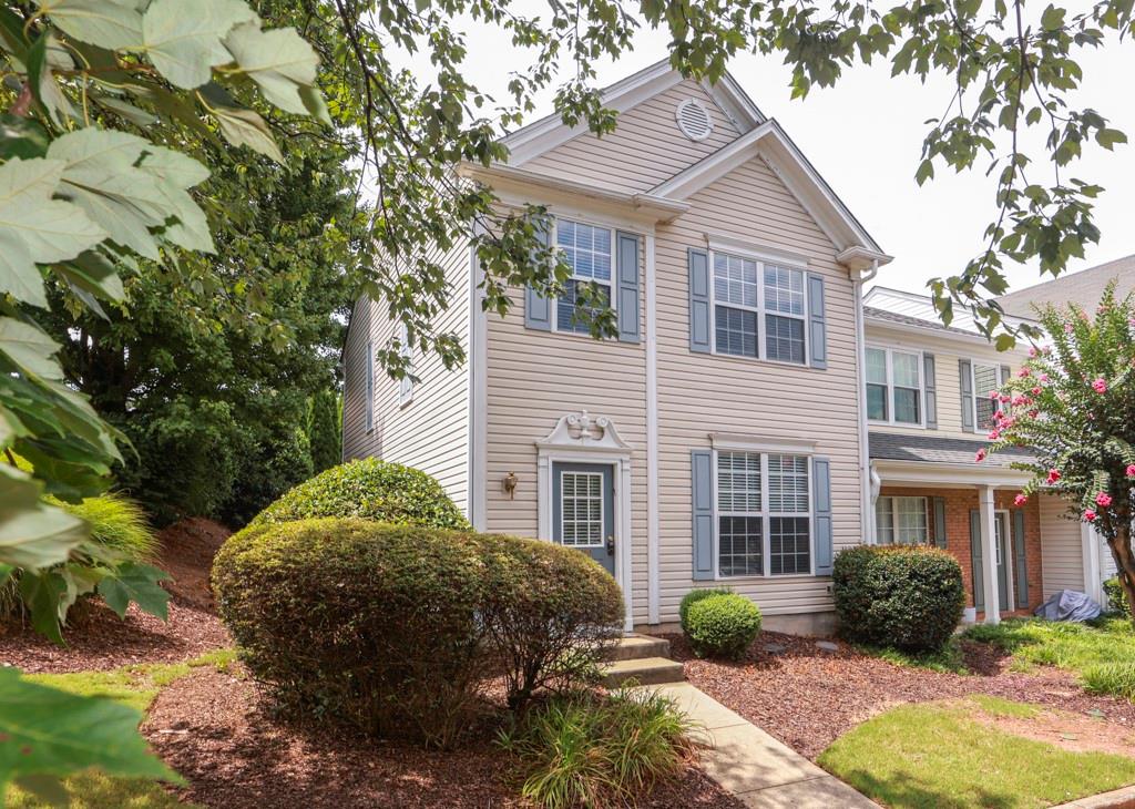 Great opportunity to be located in the center of Historic Norcross, Peachtree Corners City Center & Duluth area shops, restaurants & parks!!! Enjoy all the local events this location has to off including the year around open Pinckneyville Park , Sports & Aquodic complex's too! This move-in ready, completely updated with vinyl plank flooring throughout, new nutral decor paint color, gourmet kitchen w/ island, all new remodeled bathrooms, light fixtures, and stainless, modern hardware & fixtures.this amazing end unit townhome is ready to be called home!! As you first step inside you'll notice the popular open concept, inviting living rm w/a cozy fireplace open to the kitchen & separate dining rm. The renovated chef's kitchen boasts white cabinets, granit countertops w/all new hardware, SS applianses. Eat-in island bar w/option seating . Head outside through the french door slider to the patio w/private like oasis of a backyard perfect for entertaining!!! Welcome upstairs with all new vinyl plank flooring throughout the whole second floor as well! The Master suite feels grand w/cathedral ceiling, new lighting, & updated spa like bath w/new stone double vanities, tiled shower and large walk-in closet! Secondary bedrooms are nice size w/good natural lighting, roomy closets & shares an updated bath!! Laundry room has shelving w/ washer & dryer included! Private outdoor storage closet off the patio. $2200 security deposit. Landlord requesting 2.5-3x rent for gross monthly income to be verified as well as 650+ credit and no previous evictions or bankruptcies, but owner may consider exceptions. Tenant responsible for utilities. Application is a MUST for all adult occupants which includes income, rental history & background check.