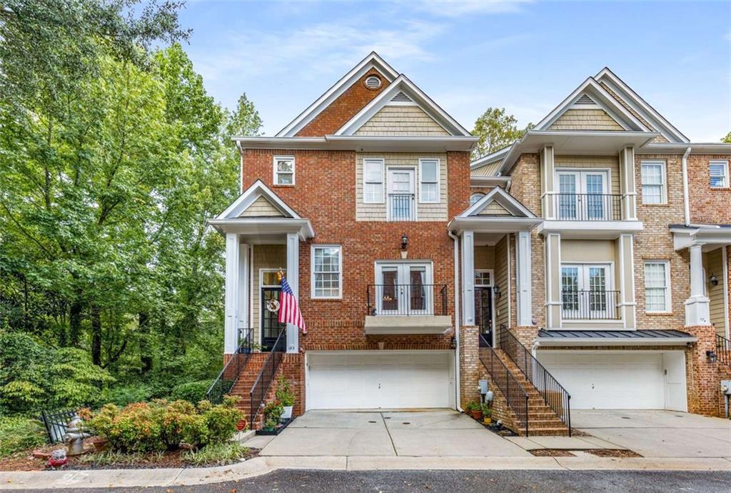 This stunning end unit, three-level townhome combines convenience, elegance, & effortless living! With hardwood floors & soaring ceilings, the home feels bright & spacious. It features two balconies, a screened porch & a patio. The kitchen is a chef’s dream, equipped with a butler’s pantry, gas cooktop, & electric oven. With an oversized master bedroom & finished, walkout basement, there’s space for all your needs. Recent upgrades include HVAC system, 50-gallon water heater, gas cooktop & an ionizing air purification system. Exterior maintenance is handled by the HOA for a low-maintenance lifestyle. McLaren Gates is a coveted gated community of 47 homes, conveniently located near major highways. Close to Kennestone Hospital, Lewis Park, & just one mile from Historic Marietta Square. Walk to the M2R Trail, leading to Kennesaw Mountain Park, the Silver Comet Trail & the Chattahoochee River. Come see this move in ready home. Just unpack & start living!