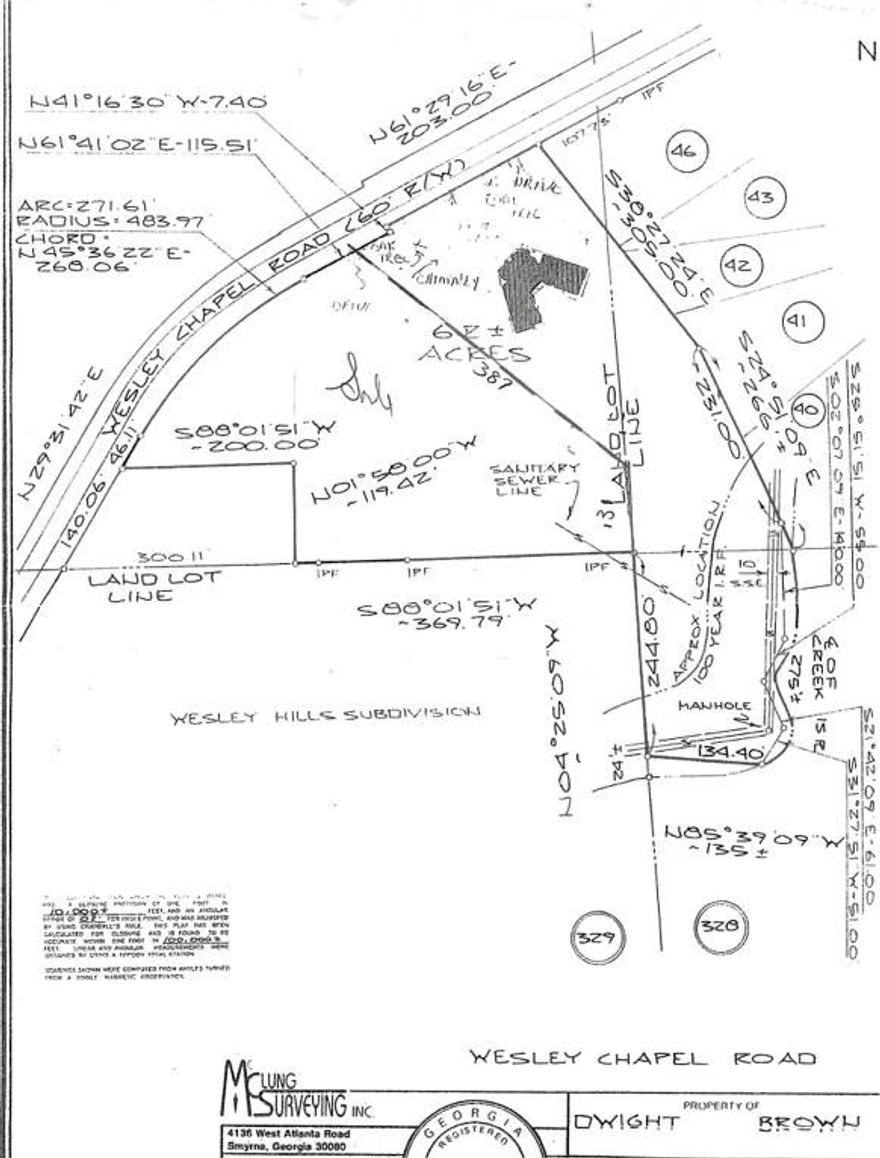 Meticulously maintained 5-bedroom full brick estate is a brilliantly orchestrated property privately
situated on 3.5 glorious acres. Set in the highly coveted East Cobb area, this sprawling mansion
exquisitely utilizes every inch of its dimensions. As you drive up to the circular driveway, enjoy
the serene setting presented by the beautifully landscaped courtyard & idyllic aesthetics of the extensive
outdoor landscape lighting, serene pond & historic 150-year old chimney that artfully graces the front
yard. Park your vehicle in the finished 5-car garage, with one used as a workshop with garage doors on front &
back. Parking in the lower area for up to 20 cars allows effortless entertaining. From the moment you
enter this exquisite home, you will experience a retreat that reflects the personality & tastes of those
accustomed to the best in quality design, amenities & lifestyle. The foyer greets you with soaring 11'
ceilings,  stunning architectural integrity throughout. Step into the family room where you will notice
the breathtaking 21' ceilings & ornate fireplace. A second fireplace graces the formal living room, along
with tray ceilings in both the living & dining rooms. A paneled study provides a handsome destination for
privacy, along with a secondary office or sitting room beside the primary master. The large gourmet kitchen
is a chef's delight with a professional edge provided by the two dishwashers, Sub Zero refrigerator, double
ovens, 5-burner gas cooktop with down draft vent & stand alone ice maker. Plenty of storage & a large
pantry with two warming drawers & trash compactor complete this space to perfection, with the noted
efficiency of a dumb waiter from garage entry to kitchen for easy delivery of your shopping bags. A
keeping room with fireplace & breakfast room, plus large storage closet on the main floor makes this well-
designed floor plan a streamlined dream for everyday living. The main floor also supports two spacious
master bedrooms. The primary boasts two large closets, a luxury ensuite with jetted tub & a large shower,
plus a laundry room tucked just off of this spa-like bath. A screened porch off the primary creates a soothing retreat for rest & relaxation. The secondary master has a large walk-in closet rounding out its well-appointed layout. Upstairs you will find an open loft area with built-in bookcases, as
well as two bedrooms & two baths, with high 9' ceilings throughout. A full daylight basement makes the
home larger than life, complete with a large entertainment room, bedroom with sitting area, pool table
room, kitchenette, exercise area, unfinished storage area & two full baths. High 8' ceilings & a double-
sided wood burning fireplace infuses the space with beauty & luxury, with the efficiency of a front & rear
staircase that leads from the main level to the basement. Head outside where you can kick back & enjoy all the
pleasures with a collection of beautiful decks & terraces. Main floor doors to these alfresco spaces feature
retractable screens, plus there are retractable awnings on the family room windows. Creating a serene &
comfortable outdoor atmosphere is a mosquito system, excellent outdoor lighting. The large deck with IPE flooring makes the perfect place for entertaining or relaxing, with terrace-level screen porch & stairs from terrace level to lower level of property. Furthermore, the grounds highlight an
irrigation system & a well for the irrigation system. This premier home features numerous amenities
including a whole-house central vacuum system, x2 fifty-gallon gas water heaters with circulation system,
phone-controlled security system, phone-controlled lights, attic access with retractable stairs & ceiling
fans in all bedrooms, office, keeping room & family room.