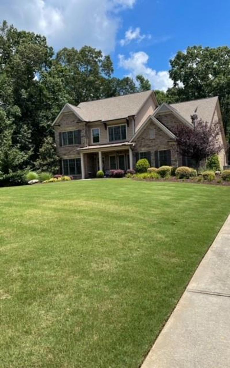 Welcome to this beautiful home located on one of the best lots in The Preserve at North Valley Community. This beautiful home has the perfect setup and open floorplan for daily living and entertaining. Upon entry into the home, to your right you will find a room that can be converted back to a dining room by removing the wall in between the Butler’s Pantry. This beautiful home overlooks a large back yard that allows privacy. Spacious master suite on the main with a beautiful his and hers bathroom. The full unfinished basement has an open plan that can be customized to include a kitchen, bathroom, bedroom, office, playroom, etc. Just a few minutes away from Georgia 400, golf, dining, shopping, etc. WELCOME HOME!!