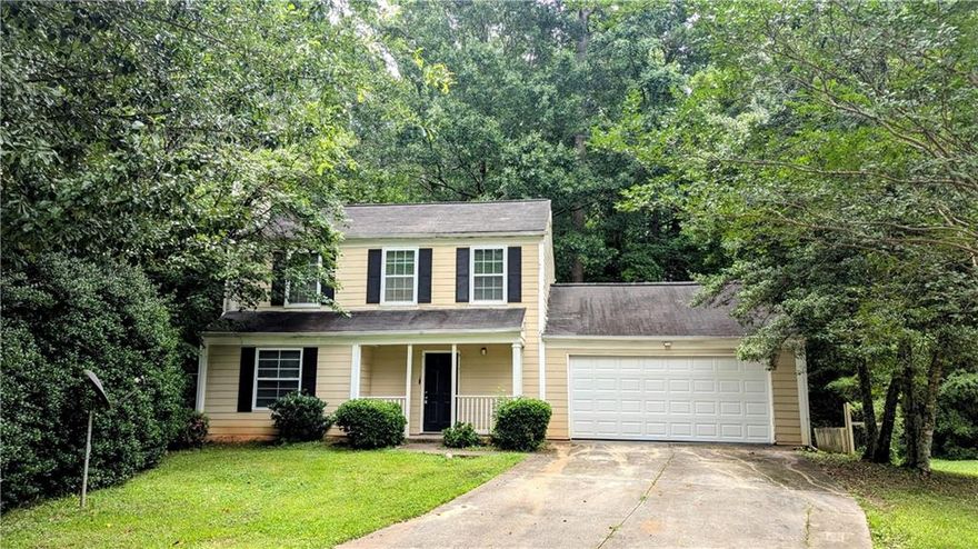 Located on a quiet cul de sac, this 3 bedroom, 2.5 bath home offers a comfortable two story layout with great space inside and out. The main level features a bright living room with laminate flooring, a functional kitchen with plenty of storage, and a half bath for guests. All bedrooms are upstairs, including a spacious primary suite. The backyard includes a small deck and a level yard surrounded by mature trees. A two car garage and the privacy of a cul de sac location make this home a solid choice for everyday living or investment. Agents: Please read private remarks/look at the offer guidelines in docs before calling, it should answer all questions you have.