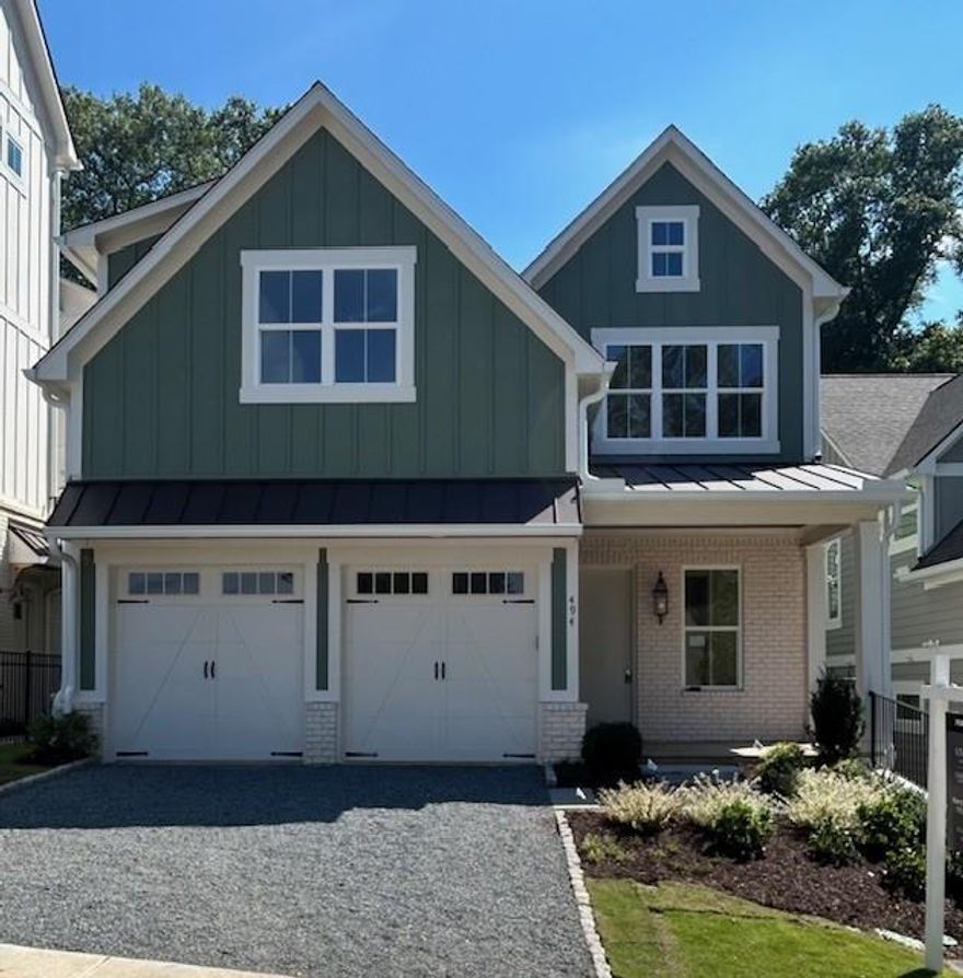 ***Seller is offering a 2/1 rate buydown with use of preferred lender.****Anticipated for completion in February 2025, this luxurious new home is the epitome of modern living in historic downtown Marietta. Perfectly situated near upscale dining, chic wine bars, boutique shopping, and year-round seasonal festivals, this property offers the best of city living with a charming suburban feel. Boasting 4 spacious bedrooms, 3 full baths, a large flex room that could serve as a 5th bedroom, and dedicated office space, this home is designed with functionality and style in mind. The gourmet kitchen is truly the heart of the home, featuring top-of-the-line appliances such as a Sub-Zero refrigerator, Wolf gas range, Bosch dishwasher, and a Sharp microwave in addition to stone countertops and custom soft-close inlaid door cabinetry. Entertain effortlessly with a dedicated wet bar complete with a built-in beverage refrigerator and a large prep island with open views to the family room featuring a gorgeous fireplace, eat-in kitchen, and outdoor covered patio. Beautiful 5" plank, site-finished hardwoods run throughout both the main level and upstairs. The primary bedroom suite is a sanctuary of its own, offering abundant natural light, an oversized spa-like bathroom with a dual vanity, a free-standing soaking tub, a frameless glass shower, vaulted ceilings and a spacious walk-in closet with direct access to the laundry room for added convenience. On the main level, you'll find a guest bedroom perfect for visitors, while upstairs are two additional bedrooms and a bonus room ideal for a media room, playroom or an additional bedroom. Enjoy the outdoors year-round on the covered back patio with a large fireplace. Built with exceptional attention to detail, this home features a 30-year architectural roof, a tankless hot water heater, spray foam insulation, and rounded wall corners, ensuring both beauty and efficiency. Don't miss your chance to own this high-end masterpiece - schedule a tour today before it's too late!