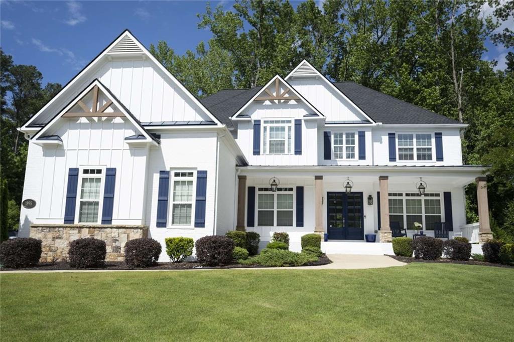Stunning 5-Bedroom Home on the Largest Lot in Hearthstone – Prime Alpharetta Location
Welcome to this extraordinary 5-bedroom, 5.5-bathroom home nestled on the largest lot in the coveted Hearthstone swim & tennis community. Offering just over an acre of unmatched privacy at the end of a quiet cul-de-sac. Built in 2018 and beautifully renovated throughout, this elegant 4 sided brick, single-family home combines luxurious finishes, effortless functionality, and an unbeatable location just minutes from downtown Alpharetta, downtown Crabapple and The Avalon.
From the moment you step inside, you’re greeted by freshly painted interiors, site-finished, white oak, hardwood floors and luxury light fixtures that cast a warm glow over the open-concept living spaces. The heart of the home is a truly showstopping chef’s kitchen, featuring custom cabinetry, high-end Thermador appliances, steam oven, a built in espresso machine, Cambria quartz countertops/backsplash, instant hot water tap, bottle filler and TWO dishwashers—a dream space for everyday living and effortless entertaining.
All five spacious bedrooms include beautifully renovated en suite baths, offering comfort and privacy for family and guests alike. The primary suite is your own private sanctuary, complete with a fully renovated carrara marble bathroom, custom cabinetry, quartz countertops, heated floors, luxury fixtures, and a spa-style freestanding tub.
Thoughtfully designed for today’s lifestyle, the home also offers a dedicated home office, a versatile upstairs flex/media room, and a spacious three-car garage. The expansive, open-concept unfinished basement with soaring 10-foot ceilings provides a blank canvas to create the ultimate home theater, gym, or in-law suite—whatever your heart desires.
Step outside to your own very private oasis. Enjoy morning coffee on the large Trex deck, host gatherings on the underdeck patio, in the professionally landscaped, fenced backyard complete with a charming play area. With gutter guards for low-maintenance living, a brand-new roof, and a flat driveway pad perfect for extra parking or play, this home truly has it all.
Located in the top-rated Milton High School district, this move-in-ready home offers space, privacy, and sophistication in one of Alpharetta’s most desirable communities—a rare find that feels like home the moment you arrive.