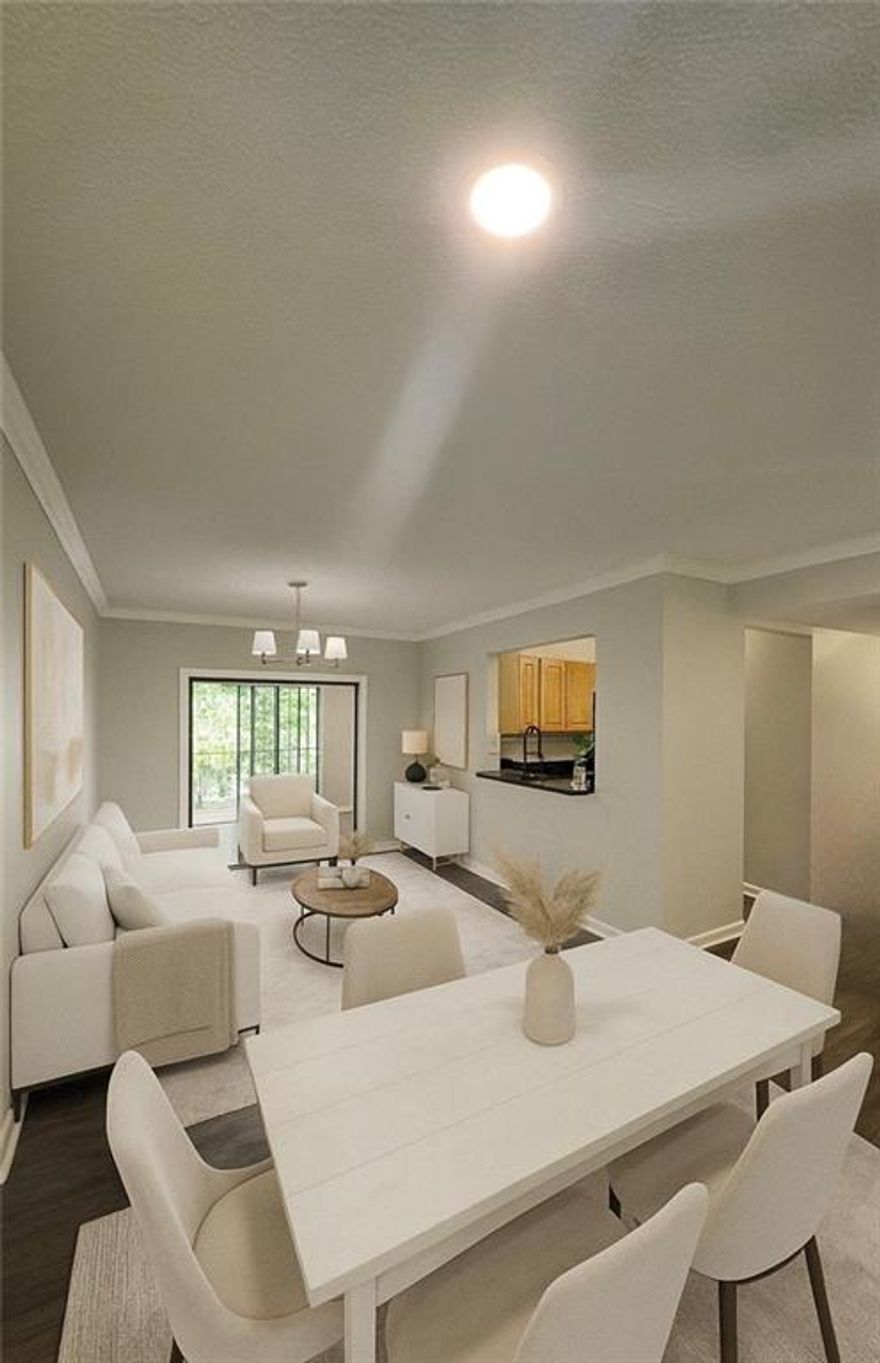 Beautifully maintained 2BR/2BA condo offering comfort, convenience, and Buckhead living at its best! Enjoy a bright, open-concept layout with a kitchen overlooking the living area-perfect for entertaining. Step out onto your private balcony for morning coffee or evening relaxation. The spacious primary suite features a private bath, while the second bedroom is ideal for guests, an office, or a roommate. Gated community with pool, cabana, and pet-friendly atmosphere. Prime location near Shady Valley Park, shopping, dining, and quick access to I-85, GA-400, and public transportation. Reasonable HOA fees and well-kept grounds make this a must-see opportunity!