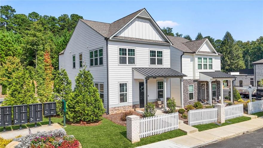 STYLISH HOME IN PRIME LOCATION OF DOWNTOWN WOODSTOCK DISTRICT! Welcome to 801 Homestead Dr — a beautifully maintained newer-construction home in the charming Walkers Pointe community. This home boasts a bright, open-concept floor plan filled with natural light, featuring a spacious kitchen with an oversized island, modern finishes throughout, and an oversized primary suite. You'll also enjoy two additional bedrooms, a spacious laundry room, and an inviting covered front porch perfect for relaxing. Just a short stroll away is the upcoming area of Adair Park and all that our thriving Downtown Woodstock has to offer — including boutique shops, restaurants, a brewery, lively nightlife, an outdoor concert amphitheater, playground, dog park, and the Greenprints trail system. Plus, you're minutes from the outlet mall, Costco, parks/recreations, and quick access to I-575. *PREFERRED CLOSING ATTORNEY: PACIFIC LAW GROUP*