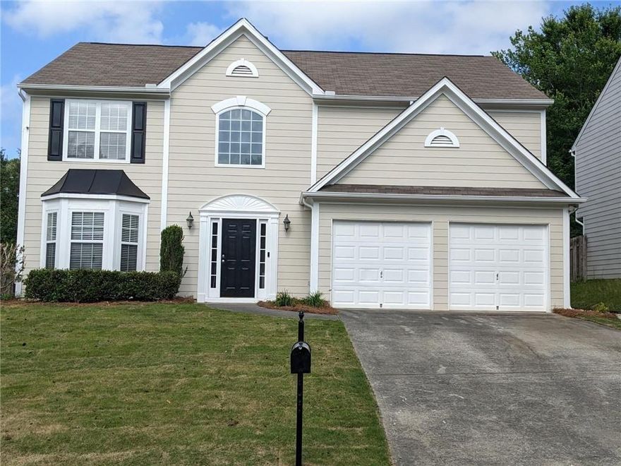 This beautiful three-bedroom, 2.5-bathroom house in Kennesaw is the perfect place to call home. The property boasts brand new floors, carpet, and paint throughout, giving it a fresh and modern feel. Every detail in this home has been carefully thought out, making it fully renovated and ready for you to move in. Upon entering, you will be greeted by a spacious living room flooded with natural light and perfect for entertaining. As you make your way through the house, you'll notice the stunning kitchen with updated cabinets and countertops, new stainless steel appliances, and plenty of storage space. The dining area adjacent to the kitchen provides a great spot to enjoy meals with family and friends. The three bedrooms are located on the upper level, each with its own unique charm. The master bedroom features an en-suite bathroom with a soaking tub, dual vanities, and a separate shower. You'll love the additional closet space and storage throughout the house. The house also includes a two-car garage, perfect for keeping your vehicles protected from the elements. The backyard is spacious and has plenty of room for both outdoor recreation and relaxation. Rent includes Swim/Tennis access. Pet allowed (breed specific) with fee and monthly charge. Landscaping (weekly & bi-annually) and pest not included. Security system in place, monitoring not included. Located in Kennesaw, this home is just minutes away from shopping, dining, and entertainment options. Easy access to major highways makes it an ideal location for commuters. Don't miss your chance to live in this beautiful home! Contact us today to schedule a viewing or access.