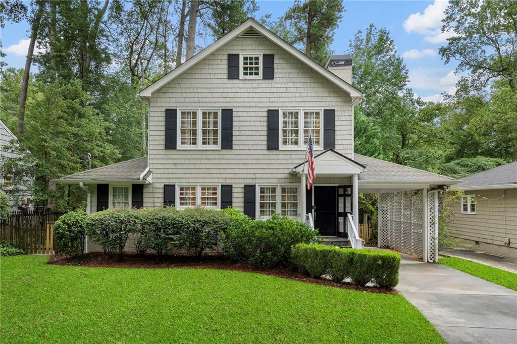Welcome to 82 Lakeland Drive, a beautifully renovated Cape Cod style home located in an ideal Buckhead location and in the coveted Jackson Elementary school district. This 3-bedroom 3-bathroom home features a thoughtfully designed floor plan that is perfect for entertaining, hardwood floors throughout, updated kitchen and baths, and a flat, fenced backyard. Chef’s kitchen boating marble countertops, a marble backsplash, and stainless-steel appliances flows seamlessly into breakfast area and spacious living room with fireplace. Located off the living room, the large dining room easily accommodates gatherings of any size and features French doors leading to the deck and backyard – perfect for indoor-outdoor living. Main level guest suite includes two closets and a renovated full bath. Upstairs, the oversized primary suite impresses with a sitting area, large walk-in closet and spa inspired bath with a custom double vanity and walk-in shower. An additional upstairs guest suite offers a walk-in closet and en-suite bath. Enjoy year-round outdoor living with a screened porch, spacious deck, dining area, firepit, and fully fenced backyard. Social neighborhood + unbeatable location close to everything. Walk to Whole Foods, Trader Joes, Henris, Bar Taco, Hal’s Steakhouse, Brash & Souper Jenny, Buckhead Village, Chastain Park and more. Easy access to I-75 and Ga 400.