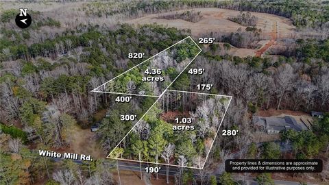 Vacant Land For Sale - 6420 White Mill Road<br/> Fairburn, GA 30213