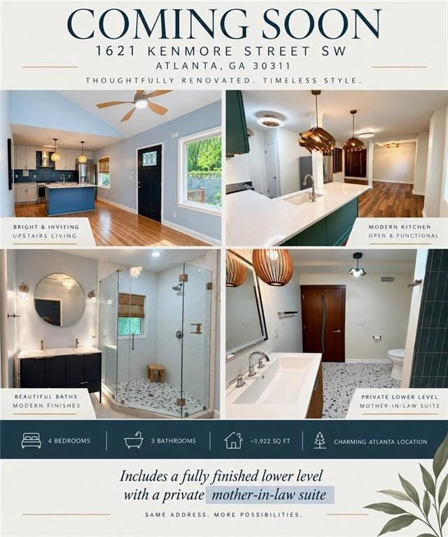 1621 Kenmore Street SW, Atlanta, GA, 30311