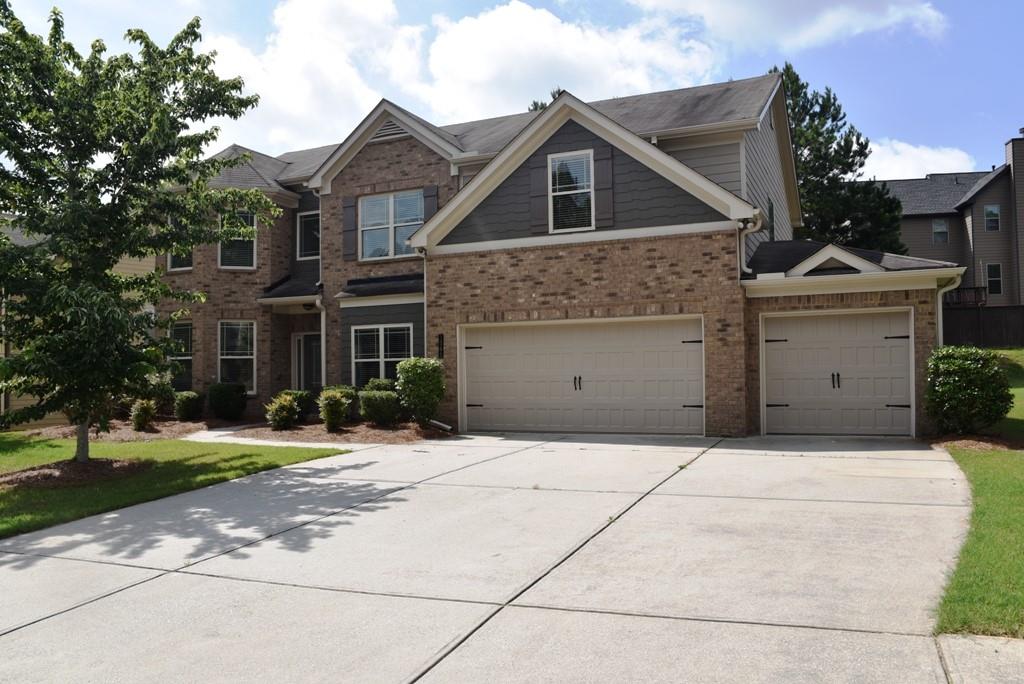 Beautiful 2 story home in one of the areas finest swim/tennis subdivisions! The home has been refreshly painted, new carpets with new appliances. A few of the outstanding features include a grand two story foyer, large kitchen including breakfast bar island, stainless steel appliances and granite counters, formal dining and living rooms, hardwood floors, gas fireplace, guest suite on main, oversized master en-suite with huge walk-in closet on second floor, second floor large media room and laundry, vaulted ceilings with crown molding throughout the home, 3 car garage, level first floor that is completely accessible, and so much more! Enjoy a walk through the quiet neighborhood, a dip in the pool, an afternoon tennis match. Brand new Publix, Starbucks, restaurants, and shopping center just down the street.