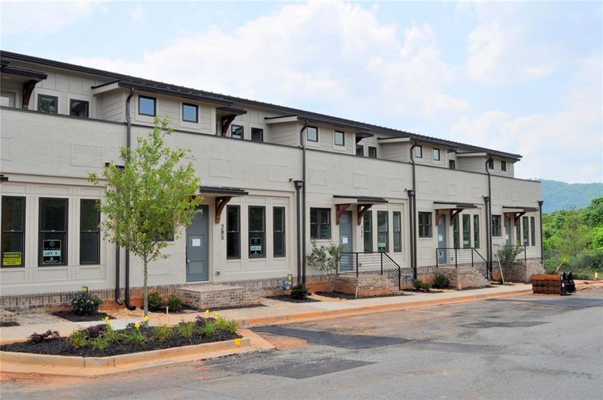 Discover Luxury Living at The Carlyle – LOT 2-- 293 White St. will be move-in READY IN JUNE and is AVAILABLE! Come and experience upscale townhome living at The Carlyle, a new townhome development by Bercher Homes. Perfectly located near Kennestone Hospital, Downtown Marietta, and with easy access to the interstate. The Carlyle offers the ideal blend of convenience and sophistication. Features You’ll Love include...Site-finished hardwood floors in the main living areas, upstairs secondary bedroom and bathroom, and the primary bedroom.  Also included are Stainless steel Bosch appliances, telescoping sliding doors that lead to a private deck, and a beautiful trim package throughout. This home is prepped for a future elevator! Come see the BEAUTIFUL selections chosen for this home. You will enjoy WHITE GLOVE SERVICE from Phoenix Systems which includes a Video Doorbell with Analytics and WIFI Extender, WIFI Thermostat, and WIFI Liftmaster Garage Door Opener. We provide a 1-year builder warranty and an 8-year structural warranty. The Community Association takes care of your yard maintenance allowing you extra time to explore Marietta. Take advantage of our low Introductory Price and put this home under contract now. READY IN JUNE!
