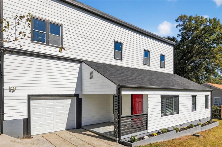 Welcome home to this beautifully updated 4-bedroom, 3-bath home offering over 3,300 square feet of comfortable living space. Designed for flexibility, the home features two spacious living areas and an upstairs loft—perfect for a home office or creative space. The large fenced backyard, newly finished in 2023, is an entertainer’s dream with fresh sod, a paver patio for grilling, a fire pit, and a private deck off the primary suite. Enjoy ample parking with a one-car attached garage featuring a storage closet and three additional covered parking spaces within the gated yard. Inside, you’ll find modern upgrades throughout, including an updated kitchen with an island and stainless steel appliances, updated bathrooms, fresh paint, and new vinyl flooring. Ideally located just minutes from The Battery, downtown Smyrna, and Marietta’s best shops, restaurants, and parks—this home perfectly combines comfort, convenience, and modern living.