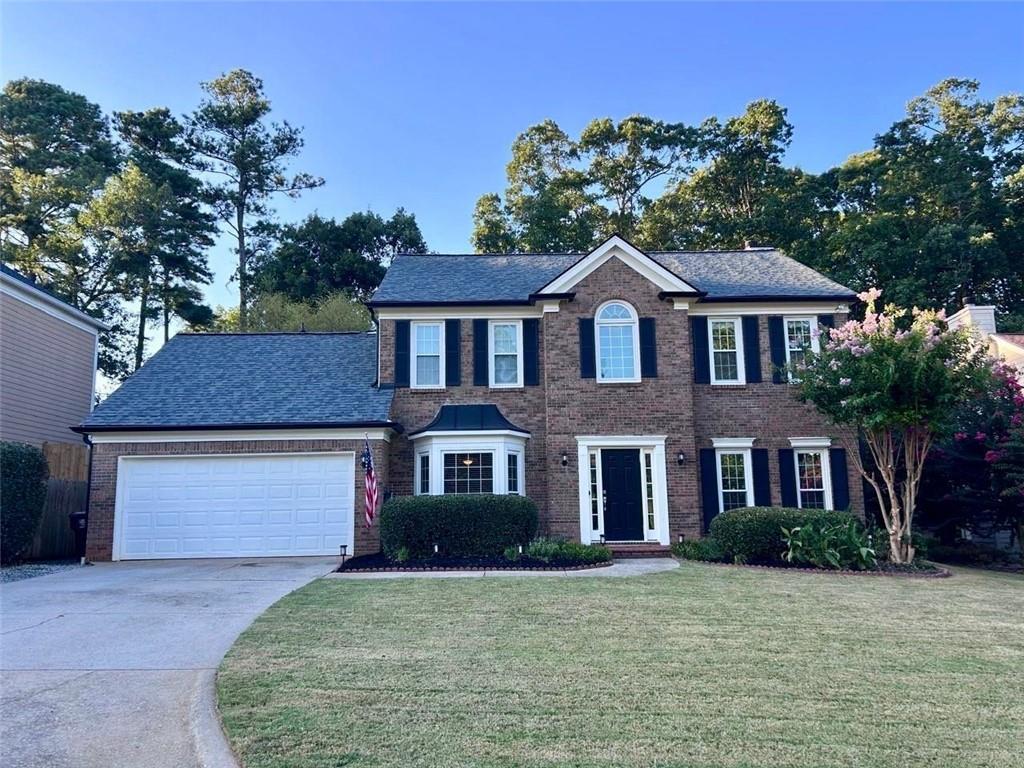 Professional interior and exterior images will be available August 2. First showings available to be scheduled August 2 after 1:00 P.M.
Welcome to this stunning home that embodies the perfect blend of classic and modern charm. This meticulously maintained two-story home features a brick facade that exudes warmth and sophistication. Upon arrival, you are greeted by a beautifully landscaped front yard, meticulously manicured grass, and vibrant flora that create a welcoming atmosphere. The inviting entrance leads you into a spacious two-story foyer, where you will immediately appreciate the thoughtful design and flow of the layout.
The home boasts an ample amount of windows, allowing natural light to flood the living spaces, making each room feel bright and airy. You will find a cozy and inviting family room, perfect for gatherings or quiet evenings, seamlessly connecting to the chef's delight kitchen, featuring modern appliances and ample counter space for meal preparation, striking the perfect balance between functionality and style. Enjoy family meals in the charming eat-in kitchen, where a picturesque bay window frames tranquil views of your private, serene backyard.
Step outside to an enchanting private backyard that is designed for relaxation and entertainment. A covered patio invites you to grill, dine alfresco or simply unwind after a long day. The fenced yard offers decorative stone steps leading to a versatile terraced yard-ideal for cozy evenings around a fire pit, cultivating your favorite vegetables or creating a play area for children.
With a blend of indoor comforts and outdoor tranquility, this residence offers an idyllic lifestyle for those seeking both relaxation and entertainment. Don't miss out on the chance to own this piece of paradise that combines comfort, style, and exceptional outdoor living in one fabulous property.