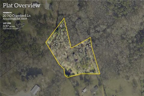 Homes For Sale - 20 J O Crawford Lane<br/> Arnoldsville, GA 30619