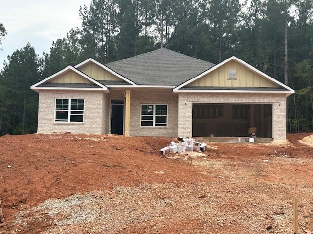STUNNING NEW BRICK RANCH ON 1 ACRE. Awesome Top Selling 4BR/2BA Ranch Home on a Beautiful Wooded Homesite. . Home Features Spacious kitchen with gorgeous granite island, upgraded painted Dove Gray cabinets & stainless steel appliances. Expansive family. Large Master Suite with walk-in closet, dual quartz vanity and 5' shower. Two more sizable secondary bedrooms. Lastly, 14'X 16' covered back lanai. Includes 4 zone irrigation system. ** Only $1,000 Earnest Money** Located in highly sought after, beautiful Jackson County, GA and convenient to the Pendergrass/Jefferson Exit or Maysville/Commerce Exit on I-85 for quick travel to Atlanta, GA, Lake Hartwell & Greenville, SC, as well as Hwy 129 for easy access to Athens, GA!!! Multi-Award Winning, Family Owned Builder. 1 Yr Builder's Warranty, 2 Yr Systems Warranty, 10 Yr Structural Warranty, 2 Pre-Closing Walk Throughs & a Smart Home Package. Call for builder incentives. Contingency acceptable if other property is listed or under contract. "Don't miss your chance on a beautiful new home in Eagle Heights with a budget Friendly HOA. Eagle Heights is convenient to dining, shopping and easy access to Greenville, SC, Atlanta, Ga, and I-85.`` Check out our beautiful, decorated model home in Eagle Heights for current design trends. Model Home Sun and Mon 1 pm-6 pm, Tue-Sat 11 am-6 pm. "Renderings and plans are for illustration purposes only and may include additions, options or modifications not part of the standard offering, and are subject to change without notice or obligation".