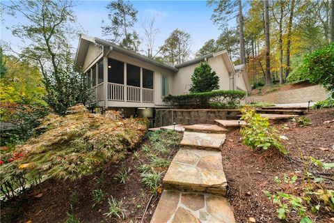 A home in Sandy Springs