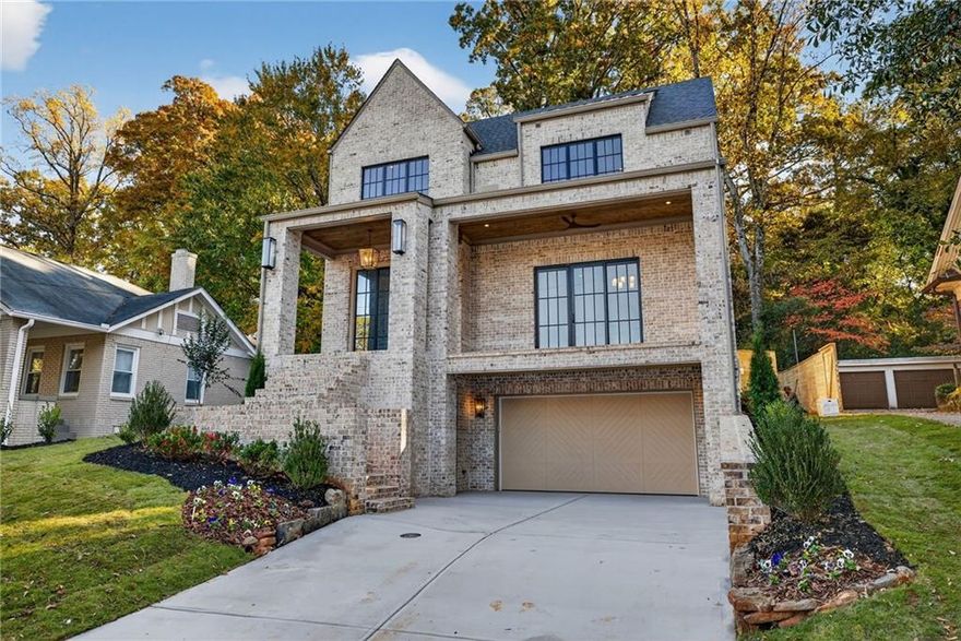 Modern Luxury Meets Thoughtful Design in the Heart of Morningside. Located on a quiet street and yet close to shopping and dining, this newly constructed residence by Waterford Homes offers the perfect blend of design-driven living and walkable intown convenience. Inside, a sun-filled, open-concept layout is anchored by wide-plank white oak hardwood flooring and soaring ceilings. The gourmet kitchen is outfitted with high-end Thermador appliances and custom natural wood grain cabinetry, while a designer scullery adds both bold style and functional prep space with a vibrant pop of color. A dramatic floor-to-ceiling glass-enclosed room on the main level functions beautifully as a private office or flex space, offering a striking architectural detail and versatile use. A highly sought-after guest suite is also located on the main level. The covered back porch with a cozy fireplace opens to a private backyard, with a show stopping heated saltwater pool and water feature. The finished terrace level includes a spacious entertainment area and wet bar, ideal for hosting or relaxing at home. This home delivers elevated craftsmanship, intentional design, and an unbeatable location in one of Atlanta’s most loved neighborhoods. This home will be a showstopper in Morningside and is yet another luxury listing brought to you by Wieloch | Goldstein.