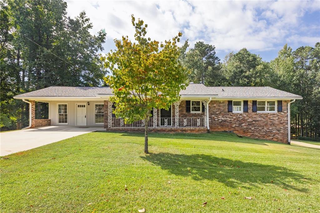 Timeless Charm Meets Modern Comfort in this Newly Renovated Brick Ranch!
Discover the perfect blend of classic style and contemporary updates in this beautifully renovated brick home. Set on a generous lot, the freshly painted exterior and inviting covered front porch offer exceptional curb appeal. Step inside and be greeted by a sun-drenched living room where gleaming hardwood floors flow seamlessly throughout the main level. At the heart of the room, a cozy fireplace promises warm gatherings on cool evenings.
The renovation shines in the details, with two tastefully updated bathrooms showcasing modern fixtures and finishes. The heart of the home, the kitchen, presents a warm and functional space, offering ample wooden cabinetry, a double sink beneath a window looking out into the expansive backyard, and granite countertops ready for your culinary adventures.
The full, unfinished basement is a sprawling blank canvas ready to be transformed into your dream media room, personal gym, or expansive workshop. Your living space extends outdoors to a large, private backyard complete with a spacious deck, perfect for summer barbecues and entertaining friends.
Location is paramount, and this home delivers with effortless access to major highways, placing premier shopping, dining, and entertainment just a short drive away. With significant updates already completed, this move-in-ready gem is waiting to welcome you home. Schedule your private tour today!