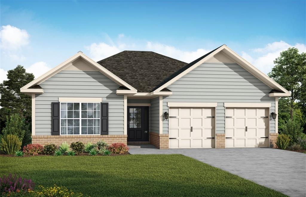 Beautiful Single-Story Home in Golf Course Community – 3 Beds, 2.5 Baths. This is our Westwind plan.
Welcome to this meticulously maintained single-story home located in a desirable golf course community! With 1,683 sq ft of thoughtfully designed living space, this 3-bedroom, 2.5-bath home offers comfort, style, and low-maintenance living in a scenic setting.
The open-concept floor plan features durable and modern luxury vinyl plank (LVP) flooring throughout the main living areas. A cozy electric fireplace creates a warm and inviting focal point in the spacious living room—perfect for relaxing or entertaining guests.
The kitchen is a chef’s delight, boasting granite countertops, abundant cabinetry, and a functional layout ideal for meal prep and gatherings. The primary suite offers privacy and comfort with a well-appointed en-suite bath and ample closet space.
Two additional bedrooms and a convenient half bath make this home perfect for families, guests, or a home office setup. Step outside to enjoy peaceful surroundings and the lifestyle that comes with living in a golf course community.
Don’t miss the opportunity to own this move-in-ready gem with modern finishes in a highly sought-after neighborhood. Schedule your private showing today
**Interior Stock Photos being used**
