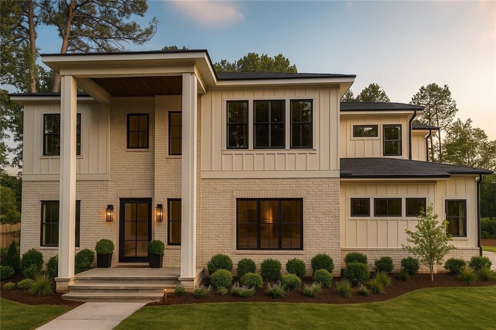 Welcome to 210 Simonton Road. Experience refined luxury living in this aesthetically appealing 4-bedroom, 4.5-bath estate featuring a spacious bonus room, private office, in-law suite on the main level, and an expansive chef’s pantry. Designed with timeless elegance, the home showcases beautiful arches throughout, blending architectural charm with modern functionality. The gourmet kitchen is a true showpiece, while the master suite boasts a private rooftop deck for the ultimate retreat. Additional highlights include expansive living areas, high-end finishes, and a 3-car garage. Perfectly situated in a highly sought-after location, this million-dollar residence offers both sophistication and comfort—an exceptional opportunity for the discerning buyer.