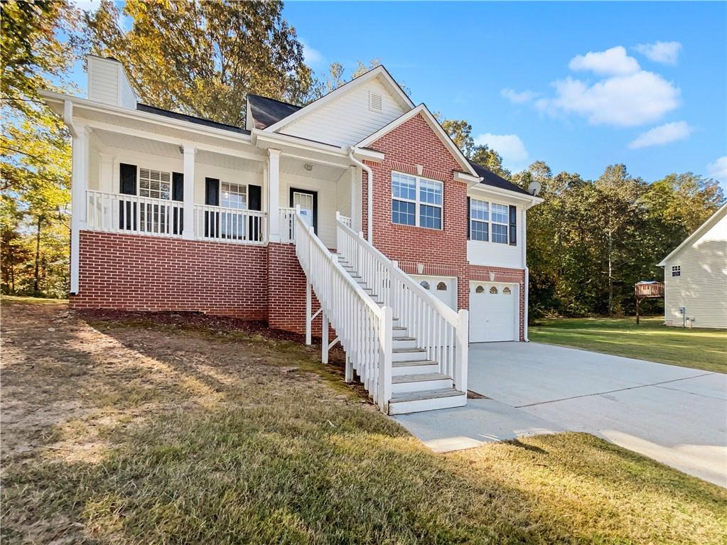 This beautiful home is the perfect place to call home. It features a natural color palette that creates a warm and inviting atmosphere. The living room is complete with a cozy fireplace, perfect for gathering with anyone. The flexible living space includes other rooms, ideal for a home office, playroom, or whatever your needs may be. The primary bathroom offers a separate tub and shower, double sinks, and plenty of under sink storage. Step outside and you'll find a lovely sitting area in the backyard, perfect for enjoying your morning coffee or an evening glass of wine. This home has everything you need for comfortable and convenient living. Make it yours today!