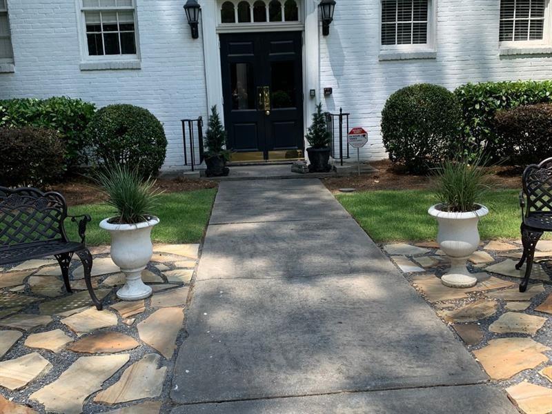 New pictures with all updates to come today. Character abounds in this adorable unit. Hardwood floors and new carpet in bedroom - Updated kitchen with all new appliances - Freshly painted -Very large walk-in closet - Storage area for unit and laundry in basement - Shows very well - appointment only - Listing Agent will do applications, leases and pay referral fee. Walking distance to Piedmont Hospital.