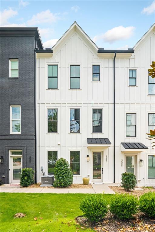 BUY THIS HOME & AUTOMATICALLY GET THE 3.7% INTEREST RATE!!! ASK ME HOW TO MAKE THIS HAPPEN EASILY!!! Better than new, 4-year-old townhouse with every possible imaginable luxury upgrade from the builder. Superb location only two blocks to Hartsfield-Jackson and two blocks to Downtown Hapeville. Located in historic Asbury Park neighborhood. Hapeville is literally a 15-minute drive south of Midtown. 3BEDSx3.5 BATHS with each bedroom having its own private ensuite bathroom. High efficiency, front loading washer and dryer included. Super flexible floor plan allows for primary bedroom on bottom floor or top floor. Two car rear entry garage for all your storage needs. 9-ft ceilings on the first floor, 10-ft ceilings on the second floor, and 12-ft ceilings on the top floor. Each of the three full bathrooms were designed with custom tile and custom finishes. Scandinavian interior design with black hardware, white oak flooring, stainless appliances, and black and white kitchen cabinets. Gas stove, gas fireplace, and gas heat. Super efficient home with insulated windows and extra insulation. PERFECT home for ppl needing to be close to the airport, Delta, or Porsche. Agent/owner GAREL #239921. AGENTS ASK ME ABOUT THE ASSUMABLE 3.7% RATE!!!