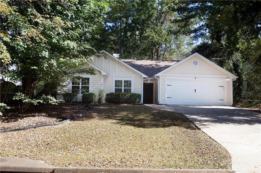 Renovated Move-In Ready Ranch – No HOA!  Make 4790 Roswell Mill Road your new home.  Bright open floor plan with vaulted ceilings freshly painted and ready for you!. Wood floors throughout the home. The spacious great room has recessed lighting, ceiling fan and a gas log fireplace. Beautiful updated eat-in kitchen, features custom wood stained cabinets, granite counter tops, decorative tile backsplash, new lighting, and stainless steel appliances. Cozy sitting room just off the kitchen.  The  spacious master bedroom awaits, featuring a fully renovated ensuite bath with a soaking tub, walk-in shower, dual vanity with granite countertops, and a walk-in closet with custom built in storage system. Two additional bedrooms with a renovated full bathroom including new tile, vanity, countertops, and a large walk-in shower. Enjoy the outdoors from the large covered patio. Level and private fenced backyard. Top-notch schools, Avalon, dining, and outdoor activities are just minutes away. Don’t miss this one! Contact your agent today to schedule a private showing or come by.