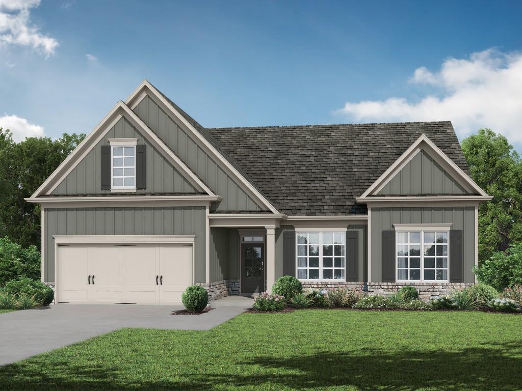 The Blackburn plan built by My Home Communities! This beautiful 4-bed, 3-bath ranch on a private 0.67-acre cul-de-sac homesite in Winder offers the perfect mix of comfort and convenience, just minutes to Athens with easy access to US-29. Enjoy an open-concept layout with granite countertops, LVP flooring, stainless steel appliances, 36" soft-close cabinets, and more throughout the main level. The spacious primary suite features a double-tray ceiling, tiled shower, linen closet, dual vanity, and large walk-in closet. Two secondary bedrooms, a full bath, and a laundry room are also on the main floor, while the upstairs bonus room/4th bedroom includes its own full bath, perfect for guests or a flex space. Estimated completion December 2025/January 2026. Contact us TODAY to learn about our Rates Starting as Low as 1.99%* with use of Seller's Preferred Lender! *Secondary photos and Matterport tour are an example of the floor plan and not of the actual listing*
