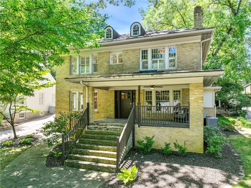 Welcome to 405 Brentwood Drive Northeast where classic meets timeless Garden Hills elegance. This 4-bedroom, 3-bathroom gem offers a sprawling 2,798 square feet of living space on a generous 0.3 acre lot.
As you approach, you'll be greeted by stone steps leading you to a classic southern charm front porch with stone floor. A long driveway accommodates ample guest parking, leading to a standalone 2-car garage with a versatile multipurpose room.
Inside, the home boasts hardwood floors and a living room complete with a fireplace, setting the stage for cozy gatherings. The French country style kitchen is a culinary delight, featuring built-in speakers, a window view, island seating for three, gas countertop and a walk-in pantry. Enjoy meals in the dedicated dining room or grab a quick coffee in the sunlit study located next to the family room.
The primary suite is bright and spacious with a luxurious stone bathroom. 2 additional bedrooms and laundry room are also upstairs.
Guest bedroom on main with private entrance.
Venture outside to find a backyard oasis featuring a back stone patio as well as a separate grill and stone firepit. A perfect entertaining space complete with outdoor speakers.
This home is a gem.