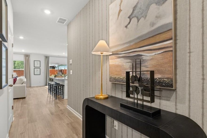 Welcome to the perfect blend of timeless elegance and modern convenience in this beautifully crafted Roswell floor plan with two-story home, available now for lease in the desirable Jefferson Hills community.The main level features a bright open-concept layout that seamlessly connects the living, dining, and kitchen areas – perfect for entertaining or relaxing with family. Sliding glass doors lead to a charming patio, creating an effortless indoor-outdoor living experience. A guest bedroom and a dedicated flex room/home office provide additional versatility on the first floor.Upstairs, you’ll find five spacious bedrooms, three full bathrooms, and a flexible loft space, offering room for everyone to live, work, and unwind comfortably. Included window blinds add move-in readiness, while modern finishes throughout the home add to its charm.
6 Bedrooms | 4 Bathrooms | Loft + Office/Flex Room
Open-concept living and dining areas
Guest bedroom on the main level
Private patio for outdoor enjoyment
Window blinds included throughout
Stock photos shown from the Roswell Model Home – come tour in person!
Don’t miss your chance to lease this exceptional home – schedule your private tour today!