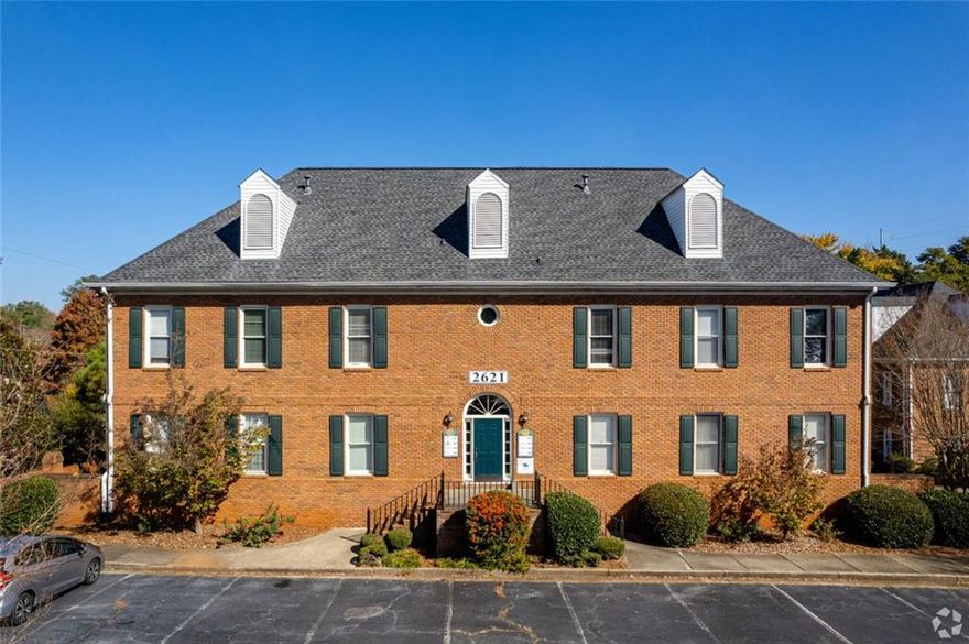 Renovated and well-maintained office suites now available for lease in Marietta. These suites are designed to support your professional growth, with flexible layouts, featuring office lighting, hardwood floors, and neutral paint. Several suites offer built-in shelving and other fixtures. Perfect for a variety of businesses, including Real Estate, Counselors, Attorneys, CPAs, Medical Practices, and Insurance Firms, and more. The current tenants operate businesses such as a medical spa, a freight carrier, and a locksmith service. The landlord is offering a gross lease, covering all expenses, making this an excellent opportunity to grow your business. Nestled in the quiet Williamscraft Office Park right off of Sandy Plains Road, the property provides high visibility with a traffic count of 41,000 vehicles per day. The building features two entrances, handicap accessibility, and 40 parking spots. The location is incredibly convenient, with restaurants within walking distance and nearby access to markets, shops, and gyms. It also offers easy access to I-75, I-575, Town Center, Kennesaw Wellstar, and Marietta Square. Suite 304, approximately 665 square feet, includes two offices, a lobby, and a breakroom area. Bathrooms are shared on each floor. Additional available suites range from 150 to 5317 square feet, with private office options available.