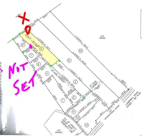 Vacant Land For Sale - 000 Lower Mill Road<br/> Crawfordville, GA 30631