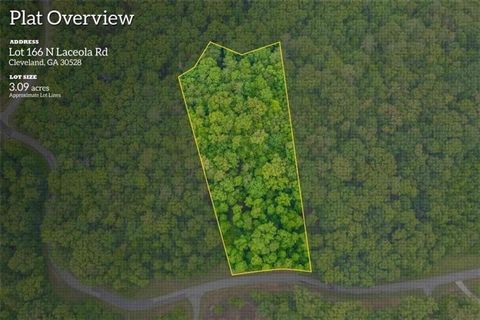Vacant Land For Sale - 166 N Laceola Road<br/> Cleveland, GA 30528