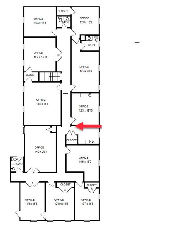 Beautifully renovated space on the 2nd floor with new LVP flooring, fresh paint, new break area and bathroom appointments. This suite has a reception area plus 10 oversized offices, three private bathrooms, two exterior entrances, one at the front of the office building and one on the side. Super easy access with frontage on Piedmont Road. Tenant pays electric, gas and cable - owner pays water, sewer and common area trash.Professional space with dental office, primary care, insurance firm among its tenants. Easy Access to I-75 and I-575. 3-year lease minimum. Space can be split into two spaces, one that is 1,160 square feet with 5 offices and one bathroom and the other with 2,400 square feet with 6 oversized offices, the break area and two bathrooms.