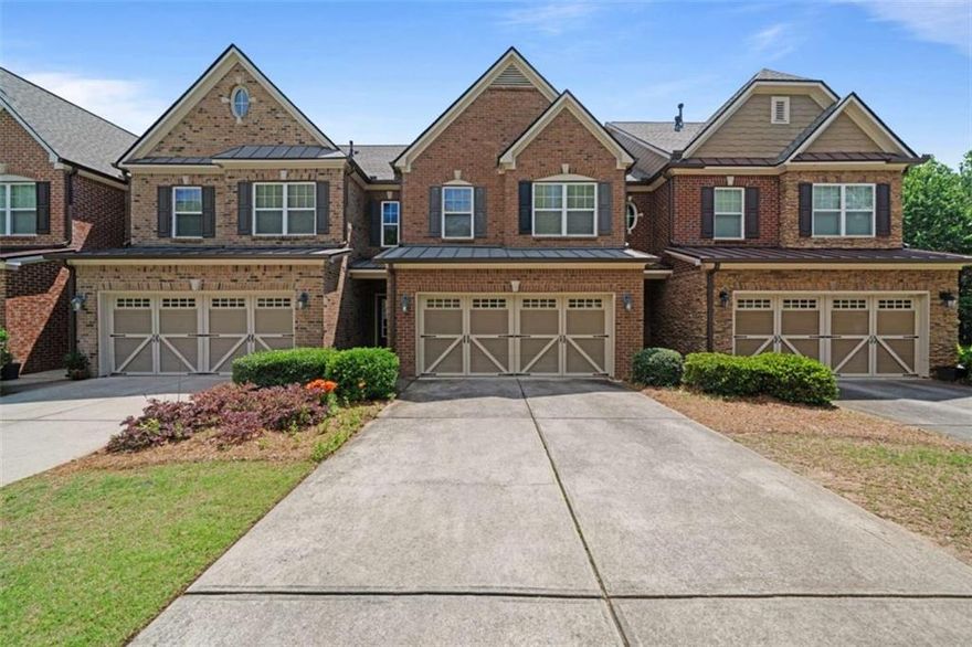 GREAT LOCATION!!! Fabulously OPEN DESIGNED plan with Gorgeous Archways! 3 Bedrooms 2 1/2 Bath TOWNHOME for LEASE! Beautiful Hardwoods! Chef like Kitchen w/ GRANITE, SS APPLIANCES , Gas stove, pantry, and separate breakfast bar. Sep Dining Area. Open Great Room w/fireplace. Owner's Suite with large bath, double vanity, Shower and soaking tub and walk-in closet. 2nd level Laundry Room with Washer and Dryer. 2 Car Garage. Open patio. Home is super close to 400, near Publix, Costco and many Restaurants and Shopping! Great Community. Award winning FORSYTH Schools! This home is MOVE IN Ready! Owner prefers only small pets. Call for a Showing today!