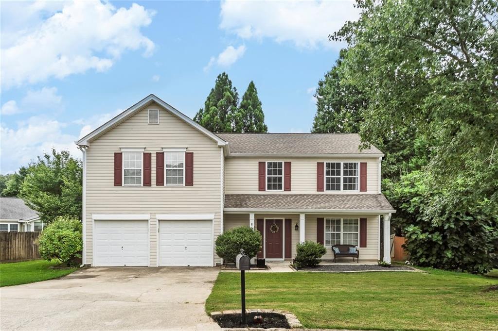 Welcome to 403 Plantation Way – where timeless charm meets everyday comfort in the heart of Woodstock. Tucked into a quiet, established neighborhood with mature trees and friendly neighbors, this home offers the perfect blend of classic Southern curb appeal and modern convenience. Step through the front door and you’re greeted with an inviting 2-story foyer space. With 2 flex rooms to your right, you can tailor them to fit your needs and lifestyle - office, playroom, dining room – the possibilities are endless. The kitchen is efficient, with ample cabinet space, new appliances, a cheerful breakfast nook, and views into the backyard—ideal for your morning coffee spot. The kitchen is open to the living room area and filled with natural light, perfect for cozy evenings or entertaining friends. The fireplace adds just the right touch of warmth and character, making the living room a favorite gathering spot year-round. You’ll love retreating to the spacious primary suite, complete with a generous closet and a private bath that offers a true sense of relaxation. The 3 additional bedrooms and full bath upstairs are versatile—perfect for guests, kids, or even that home gym or craft room. Laundry is also located on the upper floor, adding to the ease and accessibility of this floorplan. The backyard is a dream! Large, fenced, and ready for anything from summer BBQs to peaceful evenings under the stars. Whether you're a gardener, a pet owner, or just someone who loves a little breathing room, you’ll appreciate the outdoor possibilities here. Located just minutes from vibrant Downtown Woodstock, parks, shopping, and top-rated schools, 403 Plantation Way is more than a house—it’s a place to grow, gather, and make memories.