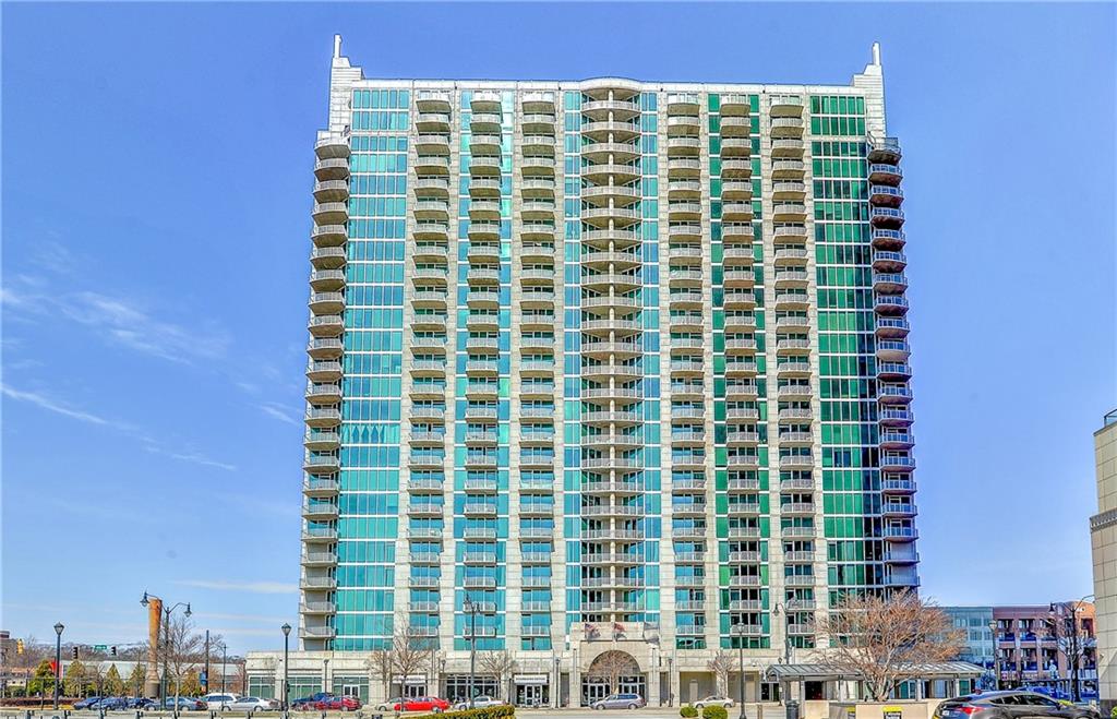 Beautiful 1BR/1BA Condo in the Heart of Midtown Atlanta. This stylish condo offers the perfect blend of comfort and convenience in one of Atlanta’s most vibrant neighborhoods. Enjoy a bright, open-concept layout with soaring ceilings, floor-to-ceiling windows, and stunning city views. Gorgeous hardwood floors flow throughout, creating a warm and modern feel.
The sleek kitchen features stainless steel appliances, stone countertops, and a chic tile backsplash. The bedroom is thoughtfully designed with a contemporary partition wall, creating serene privacy without sacrificing natural light. A spacious walk-in closet and upgraded bathroom with granite countertops and modern fixtures great functionality.
Additional upgrades include recessed LED lighting, new kitchen lighting, new ceiling fan, updated switch plates and hardware, a smart thermostat, and a brand-new washer and dryer. Contemporary details throughout make this condo move-in ready and truly one of a kind. Enjoy resort style amenities including 24-hour concierge, a Fitness Center and Pool. Located near tons of shopping, dining & entertainment.