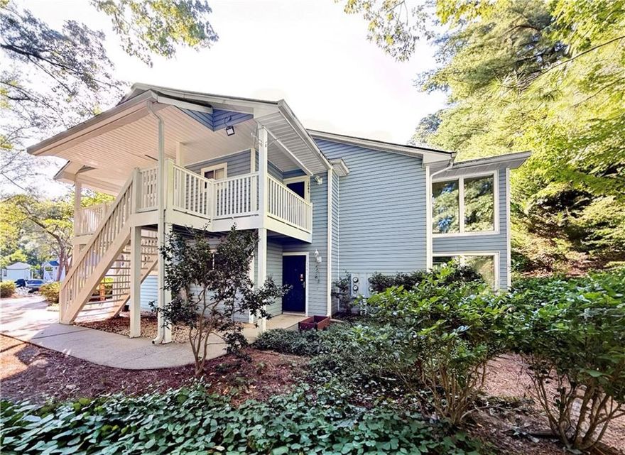 Welcome to your new home in the heart of Marietta—a bright, beautifully maintained 2 bedroom, 2 bathroom condo that perfectly blends comfort, style, and convenience. Step inside and be greeted by an open-concept living and dining area, featuring dimmable lighting to set the perfect mood whether you're entertaining guests or enjoying a quiet night in. This spacious layout flows seamlessly into a gorgeous enclosed sunroom—lined with huge windows that flood the space with natural light, making it an ideal spot to unwind with a book or sip your morning coffee. This home features a modernly updated kitchen offering granite counter tops, white subway tile backsplash and beautiful stainless steel appliances. Keep the refrigerator, its on us! Offering 2 Generously Sized Bedrooms each with ample closet space. A large laundry closet with shelving for extra storage and organization.  Conveniently located near shopping, schools and entertainment. Don’t miss out on making this your next home. Schedule your private tour today!