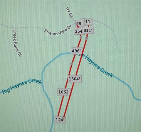 Vacant Land For Sale - 2528 Stream View Drive<br/> Conyers, GA 30013