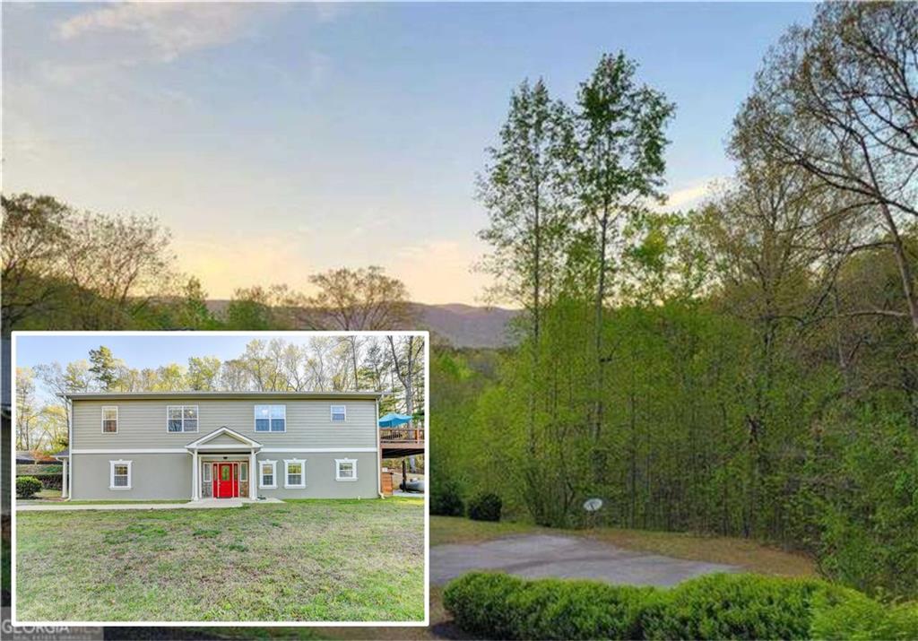 This is the most sought after floor plan right now. This is the home with just a few steps, or stepless walk in entry both levels are super convenient to their own private driveways and private entrances. This allows for both levels to create a perfect
multigenerational/roommate plan/in-law suite/teen suite/ private apartment to offset the expense, etc. There are interior stairs if desired usage. Both feature the open concept plan with living rooms/kitchens/dining area and then 3 bedrooms and 2 bathrooms each. Both levels have their own laundry area. These levels of the home were built with care and show pride of ownership. Interior is move in ready with stunning views of the mountains through some of the windows. Large walk in closet. Very tastefully put together with neutral fresh crisp color pallet. The upper exterior has a nice deck off the kitchen that wraps around to the front door on the upper level. Perfect for entertaining. The lower level has the perfect spot for gardening. There is a fence on the 6+ acre property and this allows for horses, chickens, goats, etc as desired. About 20 minutes or so to the Outlet Malls on 400.